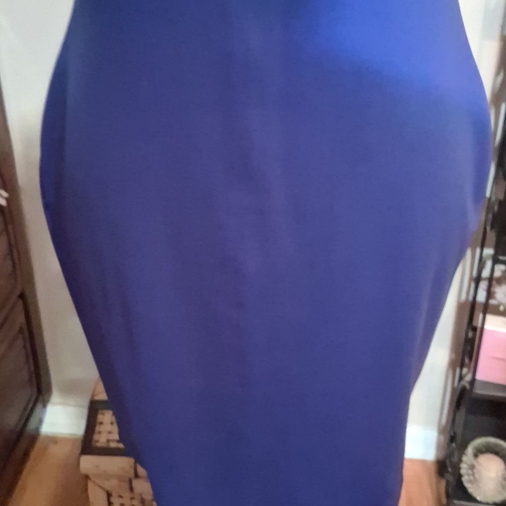 NWT NASTY GAL Women's 3/4 sleeve Royal Blue Dress Size Medium - Picture 4 of 8